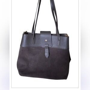 Spartina 449 Siren Olivia Tote, Suede and Leather, Chocolate Brown, EUC, Quality